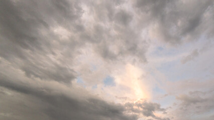 Dramatic Sky with Overcast Clouds