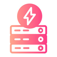 database gradient icon