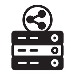 share glyph icon
