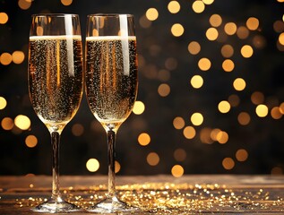 Sparkling White Wine Stock Photo, Champagne Glass Bubbles Image, Elegant White Wine Toast Scene, Fizzy Wine Close-Up, White Wine Celebration Background