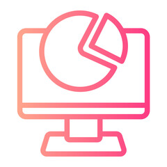statistic gradient icon