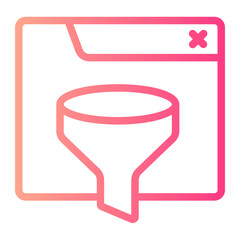 web filterfilter gradient icon
