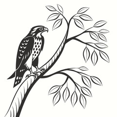 bird on branch