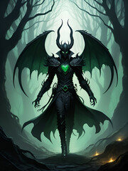 Venture into the eerie heart of the netherworld,where shadows dance with eldritch energy and whispers of the damned linger. Eldritch. Illustration