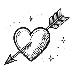 heart and arrow