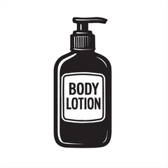 body lotion bottle