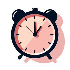 Stylish focus timer design in pop art style, modern productivity tool