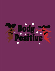 Fitness & Body Positivity t shirt design