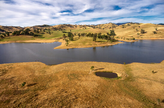 Lake below Bonnie Doon in Summer