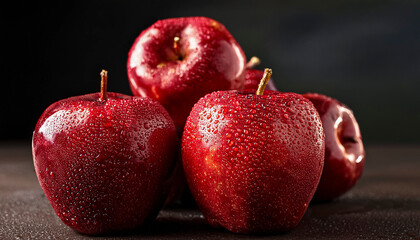 red apples