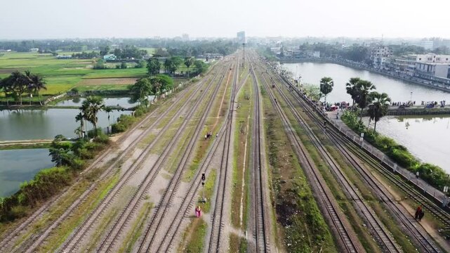 The railway lines in Bangladesh are unprotected. People and animals can enter here. Therefore, suicides and unnatural deaths occur.