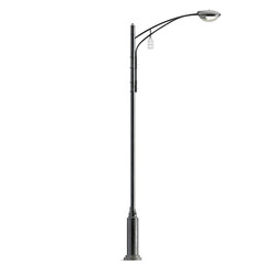 Elegant Street Lamp Design for Urban Lighting on white background