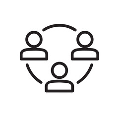 Social network icons symbolizing online community and user connection through glossy web buttons