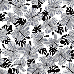 Abstract floral pattern perfect for textile design,