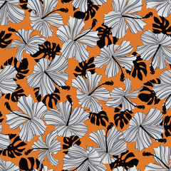 Abstract floral pattern perfect for textile design,