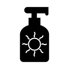 sun block solid icon	