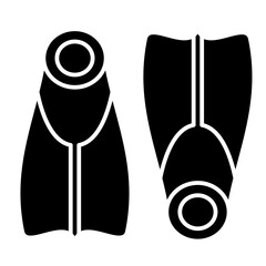 flippers solid icon  © dayatcorner