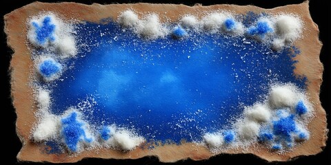 Blue white , color gradient rough abstract background shine bright light and glow template empty space.