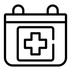 Medical Schedule Icon
