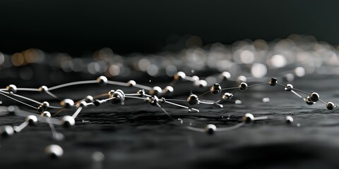 Network digital technology background, ai data 01 computer code binary, connection of internet of things, 3d illustration background, future of deep learning, grid area ofserver online