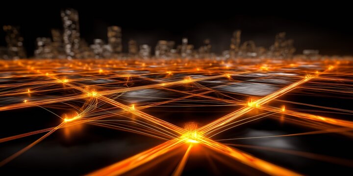 Network digital technology background, ai data 01 computer code binary, connection of internet of things, 3d illustration background, future of deep learning, grid area ofserver online - Powered by Adobe