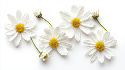 Fototapeta premium white daisy flowers