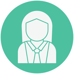 Legal counsel :Vector Icon which can easily modify or edit