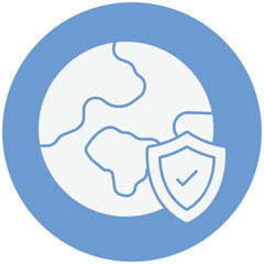 Environmental insurance :Vector Icon which can easily modify or edit