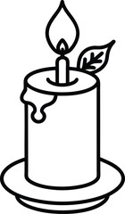 christmas candle.eps