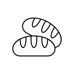 Bread  Vector icon