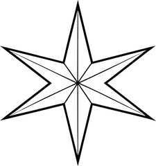 Obraz premium christmas star (2).eps