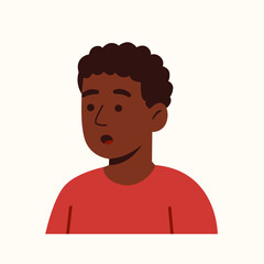 Young Man Portrait Illustration - Diverse User Profile