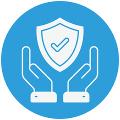 Obraz premium Family coverage :Vector Icon which can easily modify or edit