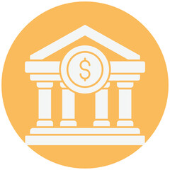 Bank :Vector Icon which can easily modify or edit