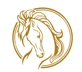 horse head silhouette