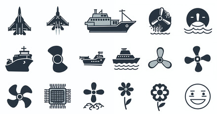 Obraz premium set of icons