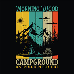 Morning wood campground best place to pitch a tent