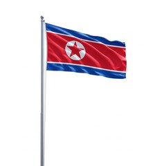 flag of North Korea 
