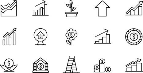 business growth related line icons  editable strok (1).eps