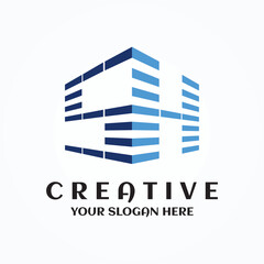 Hexagon SH house monogram logo for real estate emblem, property, construction business identity. box shaped home. Letter S H typography luxury design vector brand template