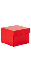 Isolated Red Gift Box On Transparent Background Photo Illustration