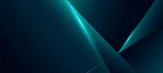 Obraz premium Green polygon abstract luxury background vector