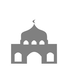 Silhouette of mosque icon