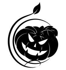 halloween pumpkin vector