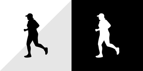 silhouette of people with their daily activities