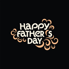 Happy father's day typography design, father's day t shirt