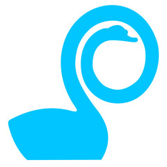 Fototapeta premium Goose colour icon