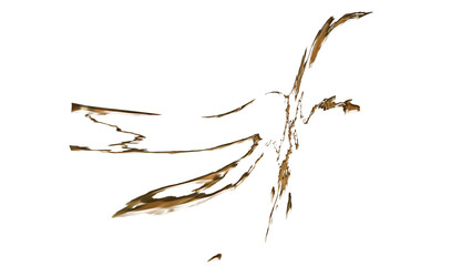 liquid chocolate syrup splash png - no background 4k 3840 x 2160