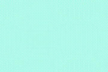 Seafoam green and white small checkered pattern