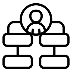 Website launch Line Icon